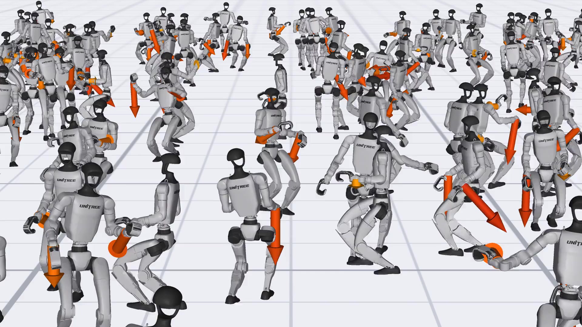 Force-teacher training rollouts with applied wrist forces in simulation